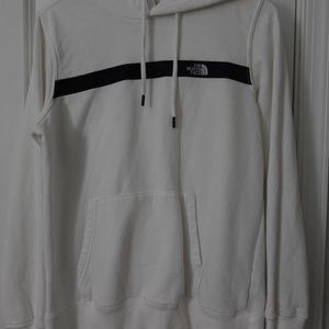 North Face White Fleece Hoodie